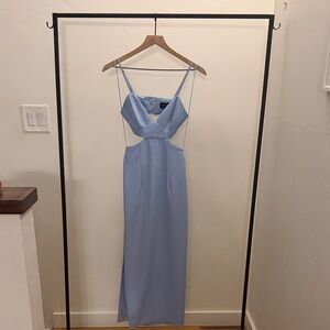 Bardot Light Blue Backless Dress